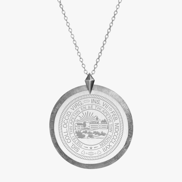 West Virginia Florentine Necklace Sterling Silver