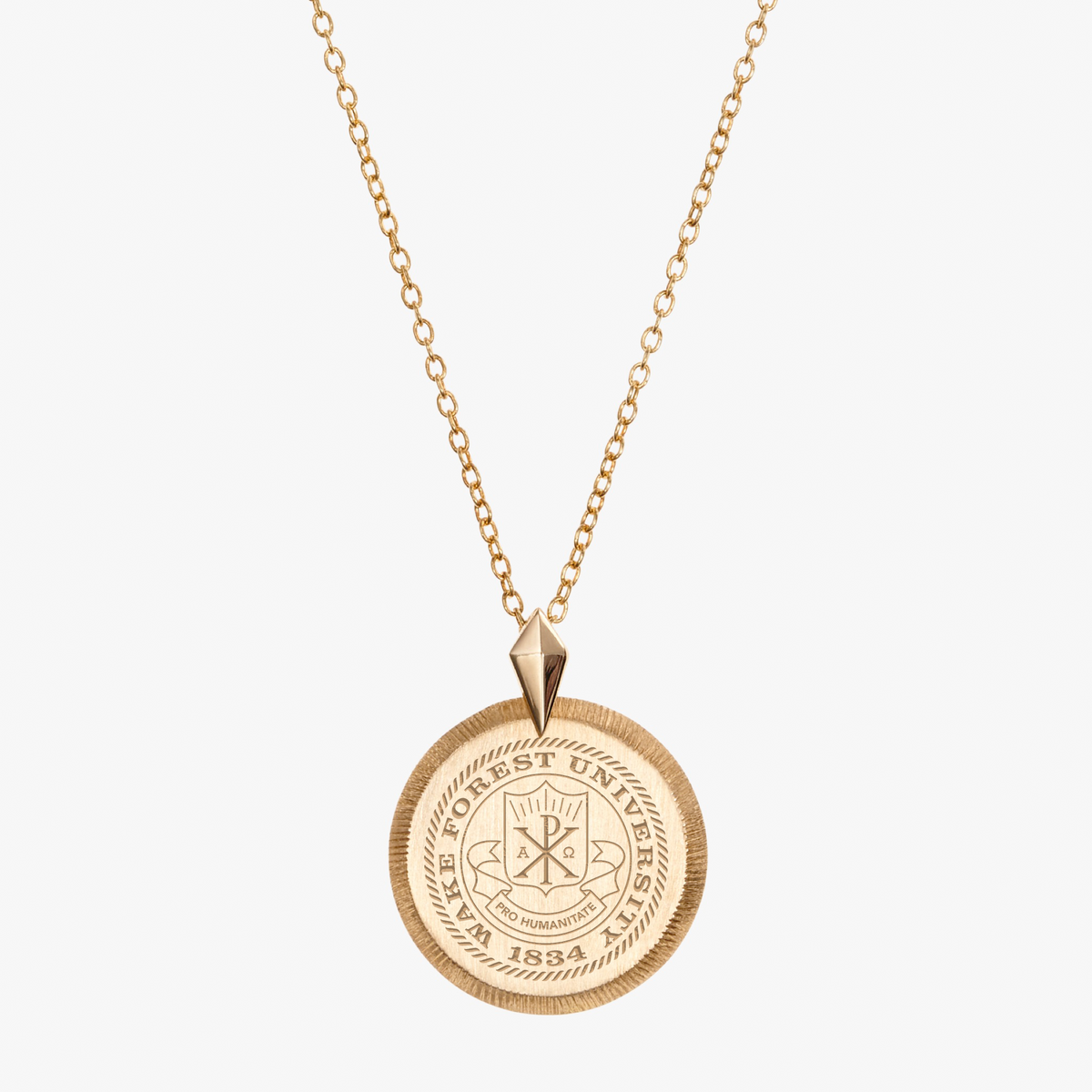 Wake Forest Seal Florentine Pendant