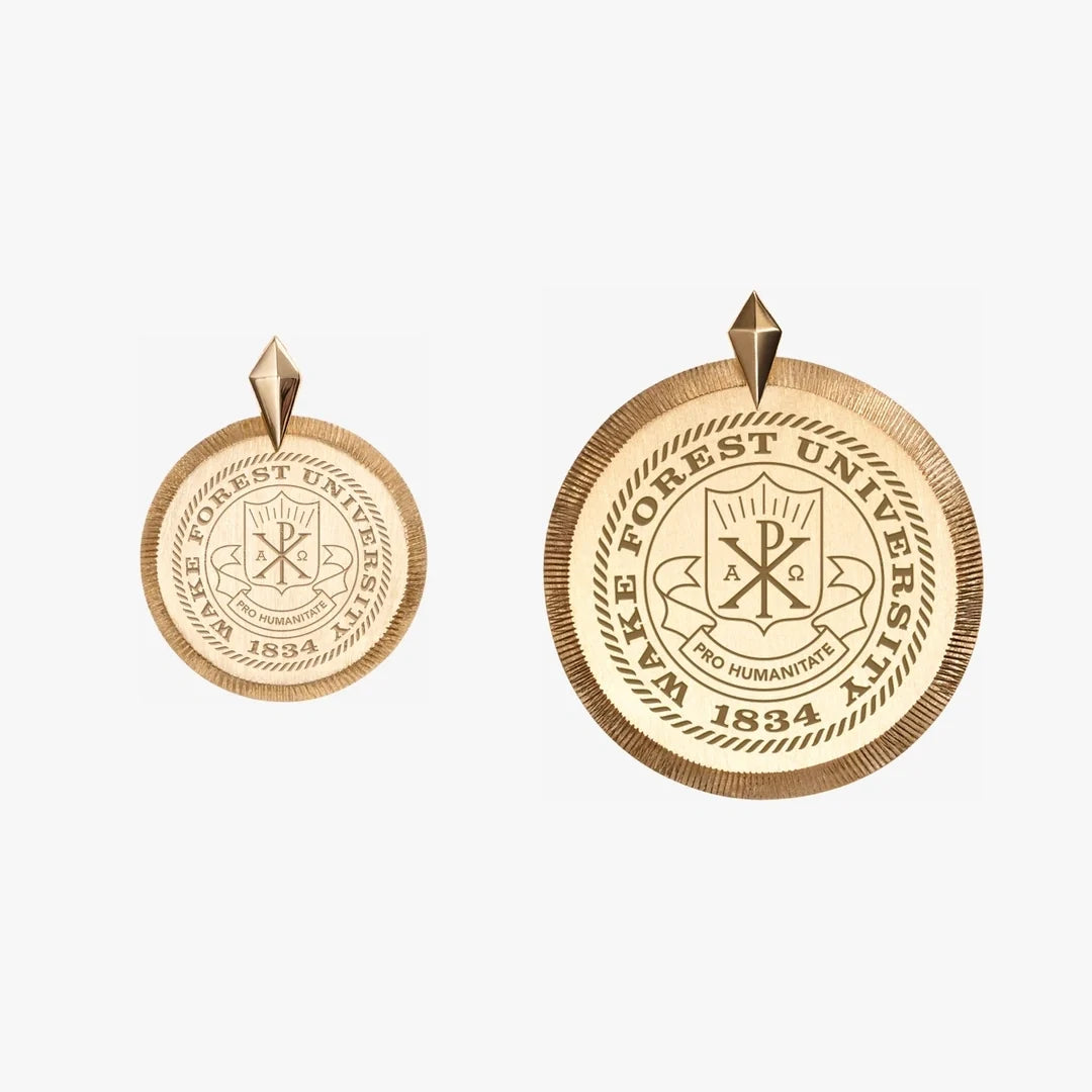 Wake Forest Seal Florentine Pendant