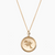West Chop Club Tree Sunburst Necklace Martha's Vineyard Gold