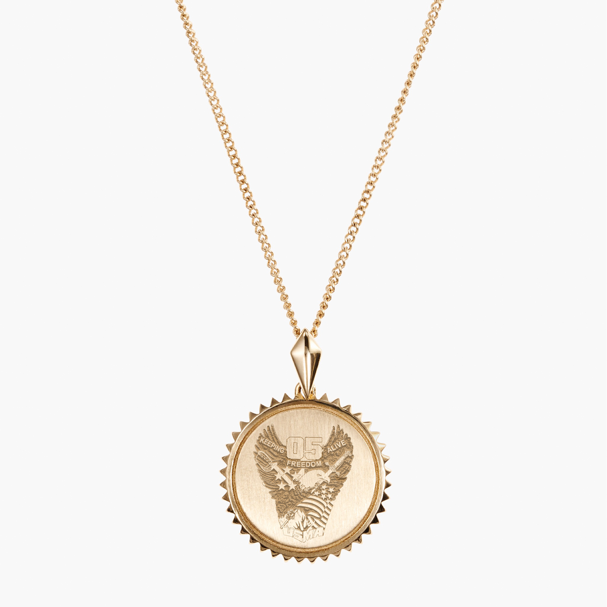 West Point Class of 2005 Sunburst Necklace