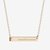 West Virginia Mountaineers Horizontal Bar Necklace