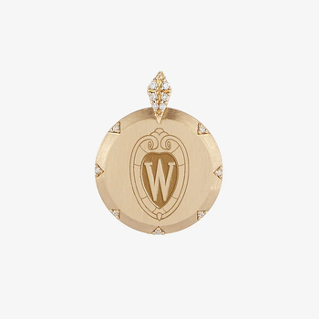 Wisconsin 7-Point Diamond Pendant