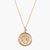 Xavier University Crest Gold Necklace