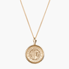 Xavier University Crest Gold Necklace