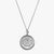 Sterling Silver Chi Omega Sunburst Crest Necklace