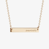 Xavier University (LA) Horizontal Bar Necklace