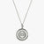 Silver Yale Sunburst Crest Necklace