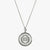 Silver Yale Sunburst Crest Necklace