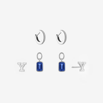 Yale Logo Florentine Earring Bundle