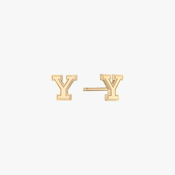 Yale Logo Stud Earrings