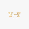 Yale Logo Stud Earring