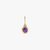 Amethyst Gemstone Charm Cavan Gold