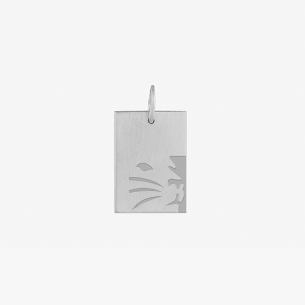 Bates Tiger Rectangle Pendant