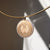 Texas A&M Diamond Florentine Pendant shown on Neck Collar in gold