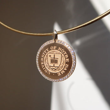 Custom Diamond Florentine Pendant