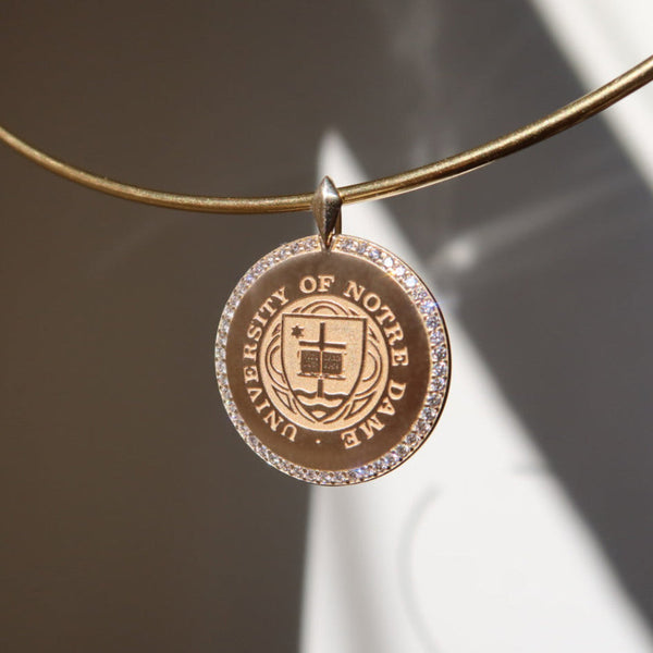 Custom Diamond Florentine Pendant