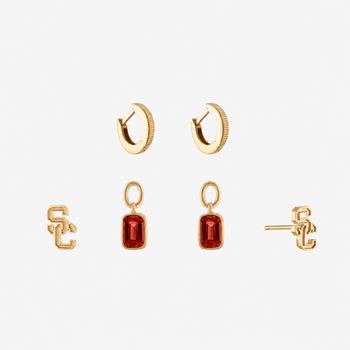 USC Logo Florentine Earring Bundle