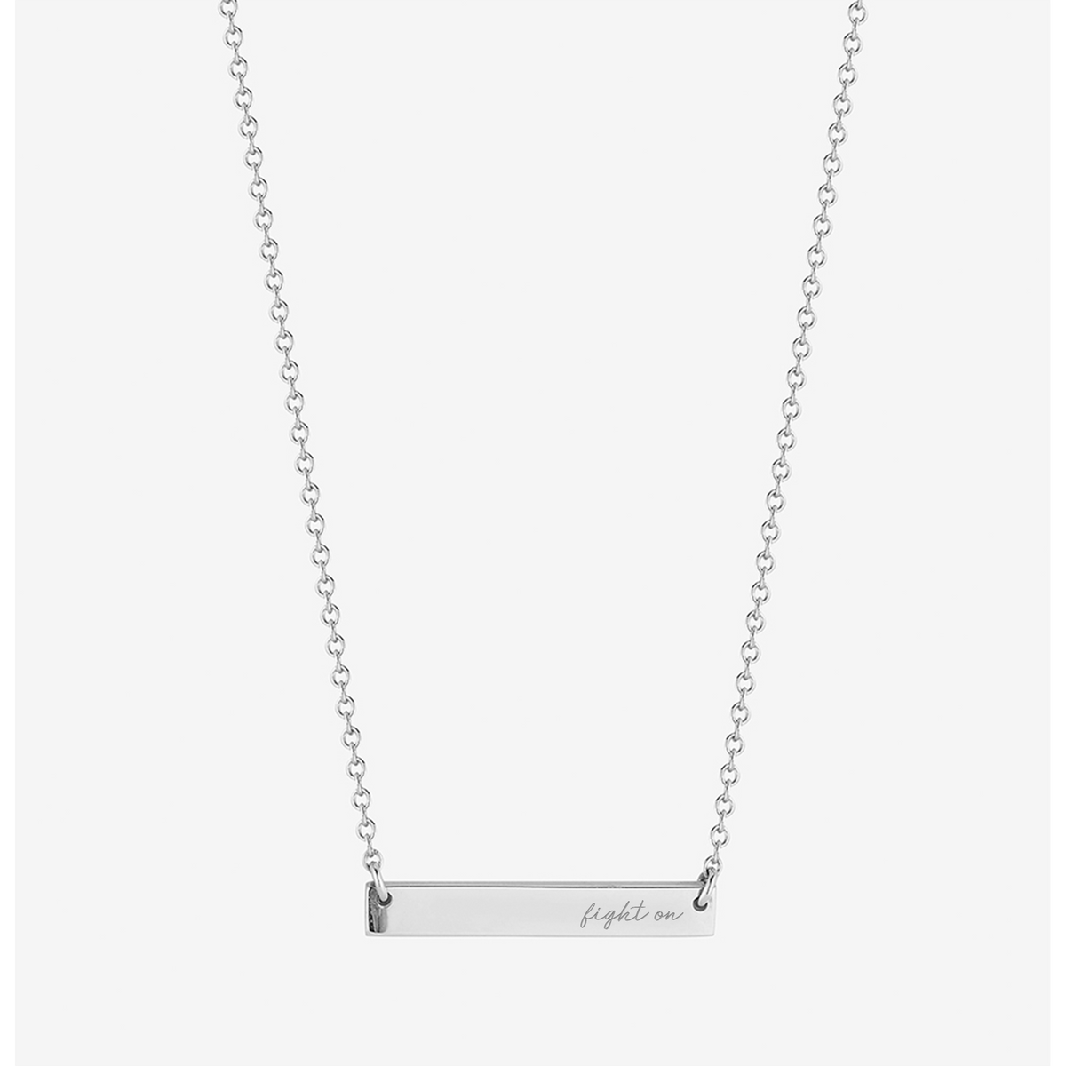 USC Fight On Horizontal Bar Necklace