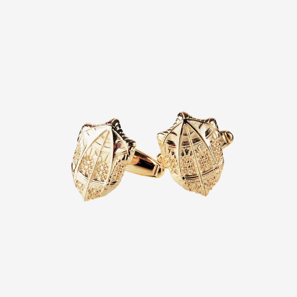 Penn Fisher Library Cufflinks Cavan Gold