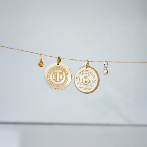 UT Seal Florentine Pendant