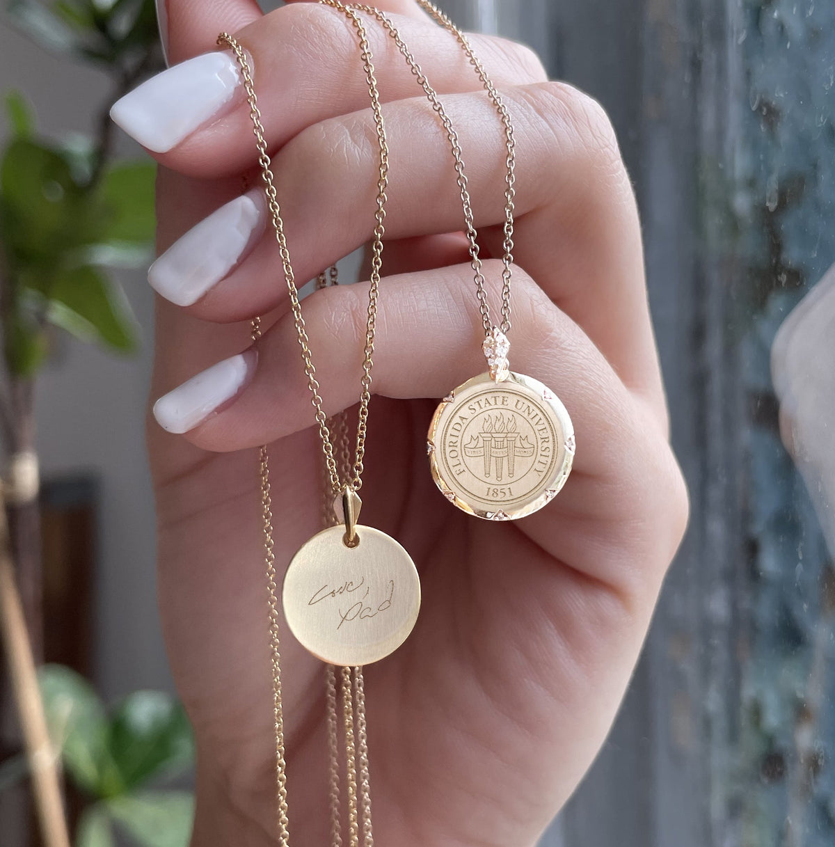 FSU 7-Point Diamond Necklace