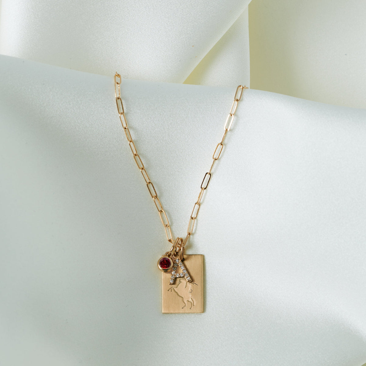 FSU Statue Rectangle Pendant