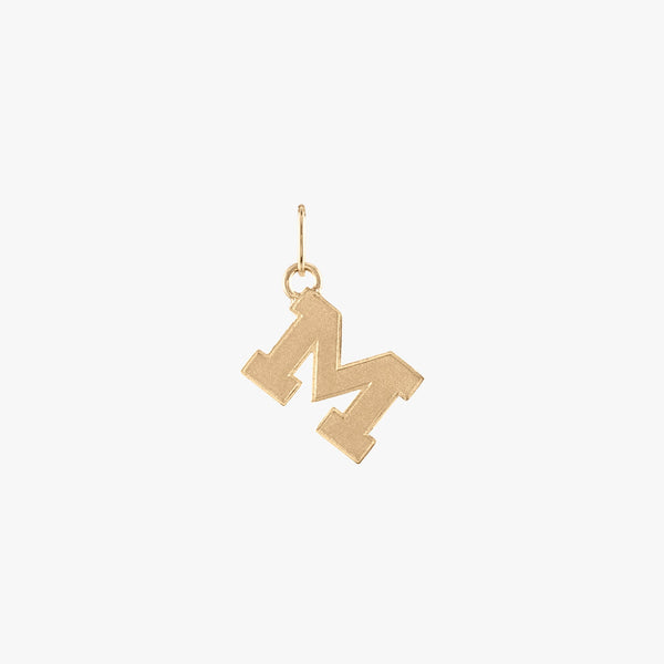 Michigan M Letter Charm