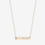 Wake Forest Horizontal Bar Necklace