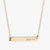 Texas A&M Gig 'Em Horizontal Bar Necklace