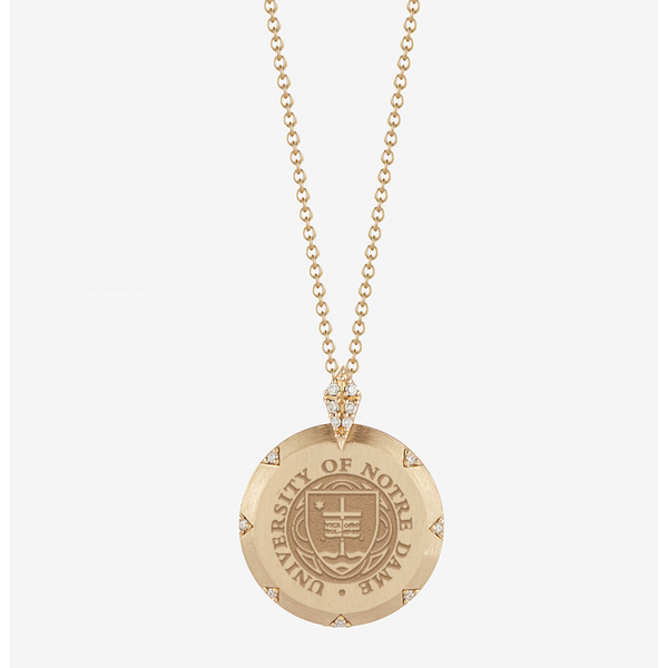 Notre Dame 7-Point Diamond Pendant