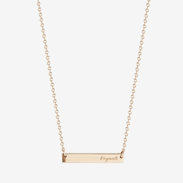 Bryant Horizontal Bar Necklace