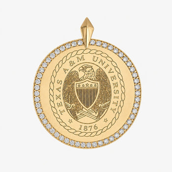 Texas A&M Diamond Florentine Pendant