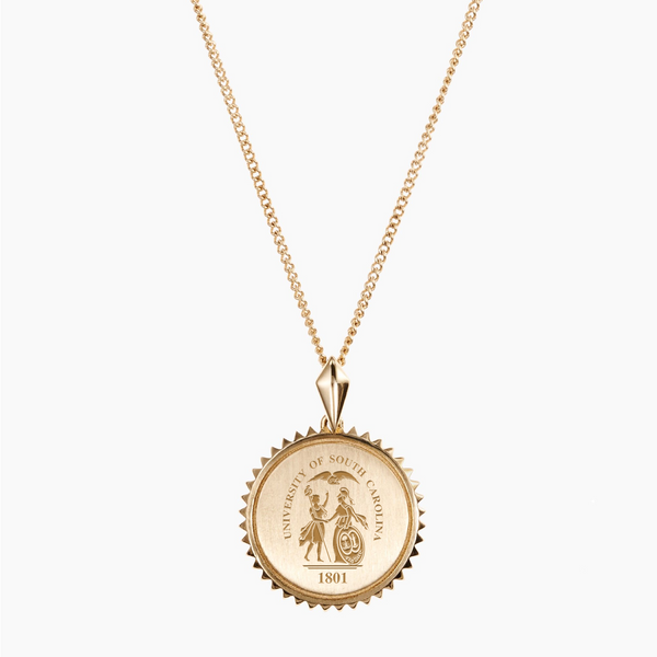 South Carolina Seal Sunburst Necklace