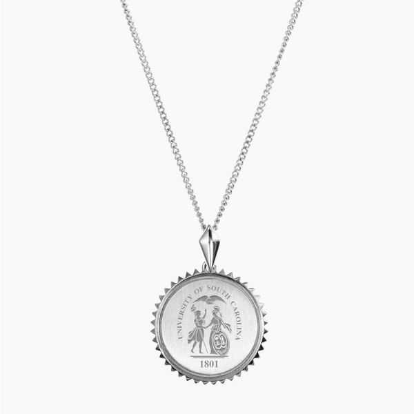 South Carolina Seal Sunburst Necklace