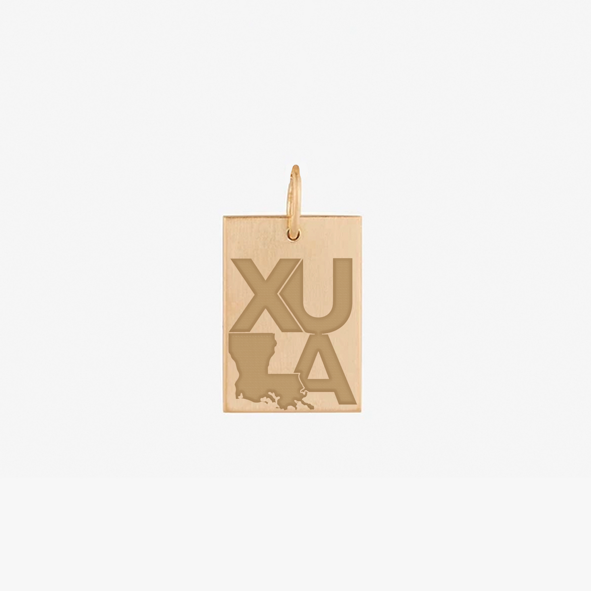 Xavier University Rectangle Necklace