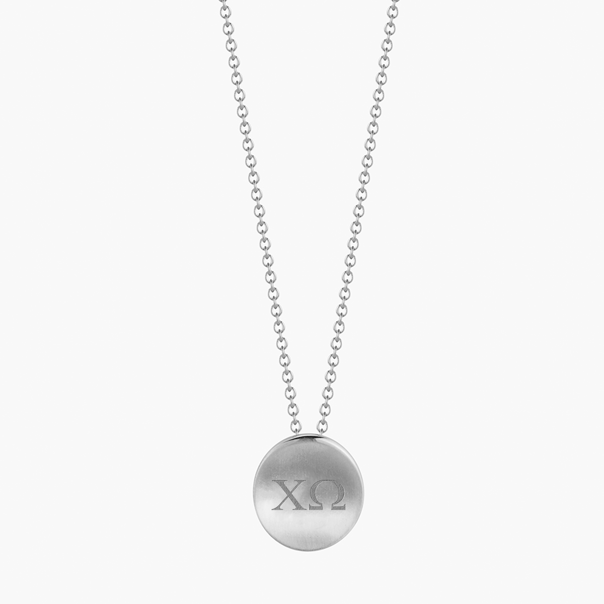 Chi Omega Letters Necklace Petite