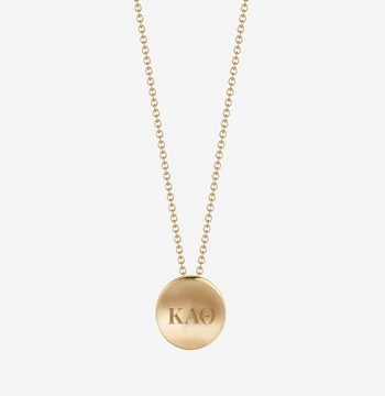 Kappa Alpha Theta Letters Necklace Petite