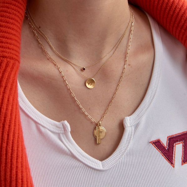 Virginia Tech VT Necklace Petite