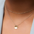Sigma Kappa Heart Necklace Petite