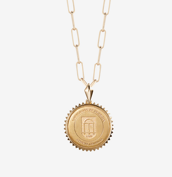 UGA Sunburst Necklace with Chain