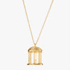 Gold UNC Old Well Necklace