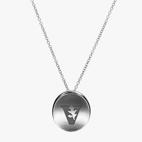 Silver Vanderbilt Organic V Necklace