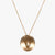 Gold Vanderbilt Organic V Necklace